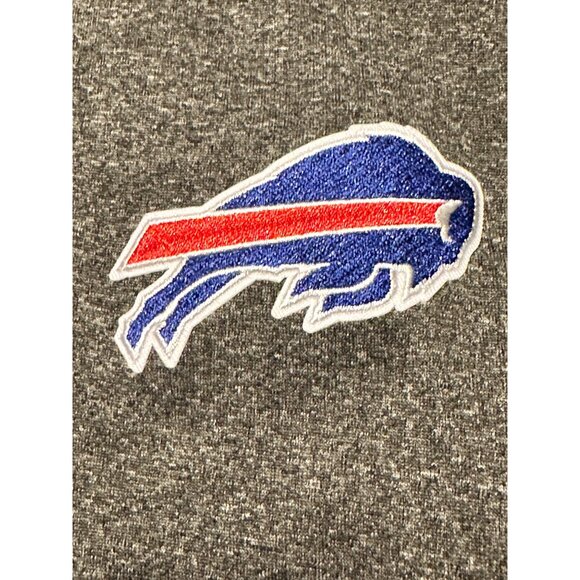 Buffalo Bills Antigua NFL Hooded Sweatshirt Gray/Navy Mens XL Polyester Sportswe - Picture 5 of 15